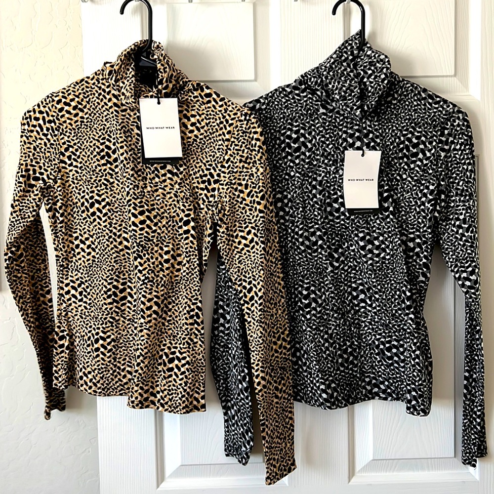 NWT WHO WHAT WEAR turtleneck tops bundle